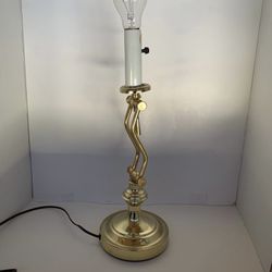 Brass banker's or Piano player’s style lamp | Adjustable at two places | In working condition 