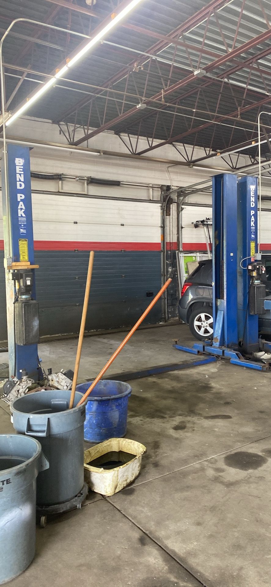 Bend Pak Car Lift Blue