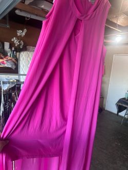 Hot pink dress