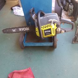 RYOBI 16" CHAINSAW-$60
