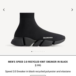 BALENCIAGA MEN'S SPEED 2.0