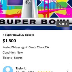 SUPERBOWL TICKETS 