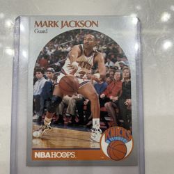 1990-91 NBA HOOPS Mark Jackson (Menendez Bros card)