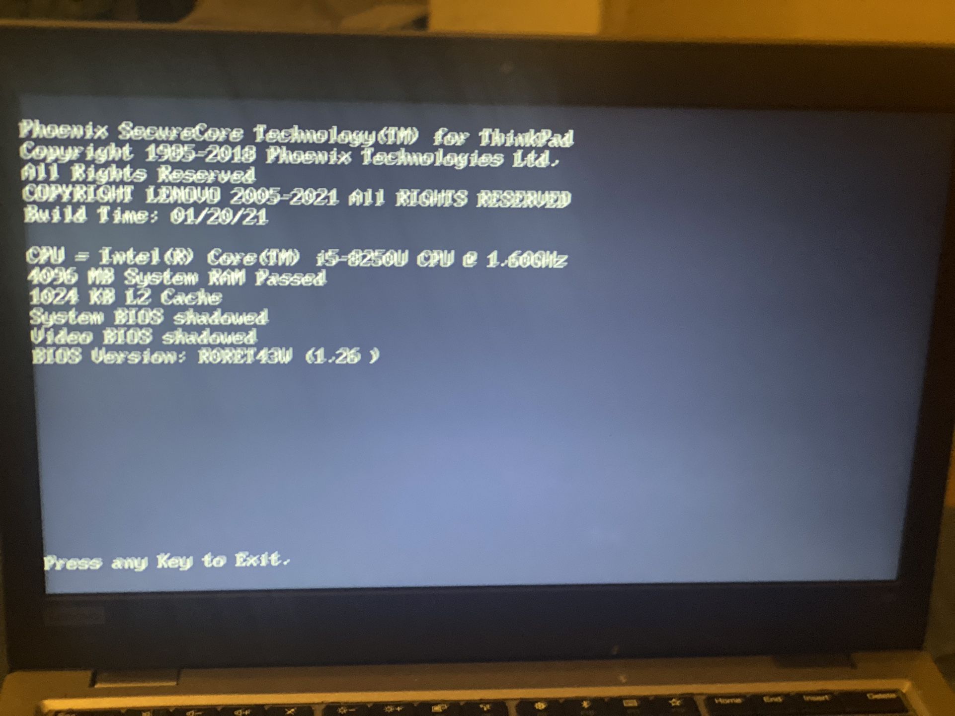 Lenovo L380 Thinkpad