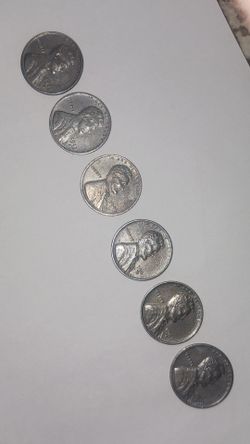 1943 metal wheat penny's