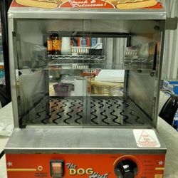 Commercial Countertop Hot Dog Steamer & Bun Warmer