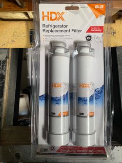 HDX 2 replacement water filter purifier for Samsung refrigerator