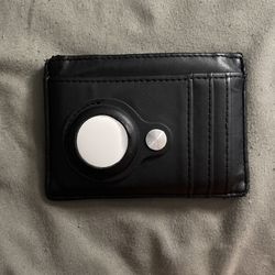Leather Wallet w/ AirTag 
