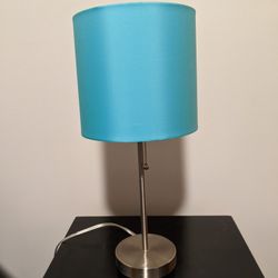 Side Tables and Turquoise Lamp