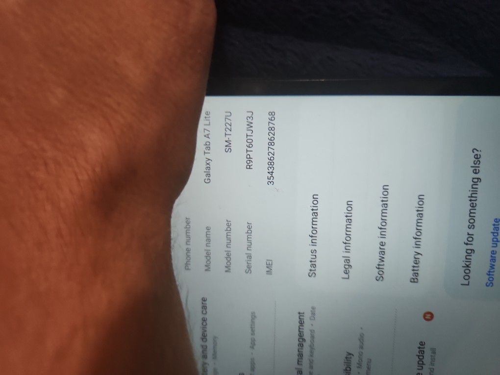 Samsung Tab A7 Lite