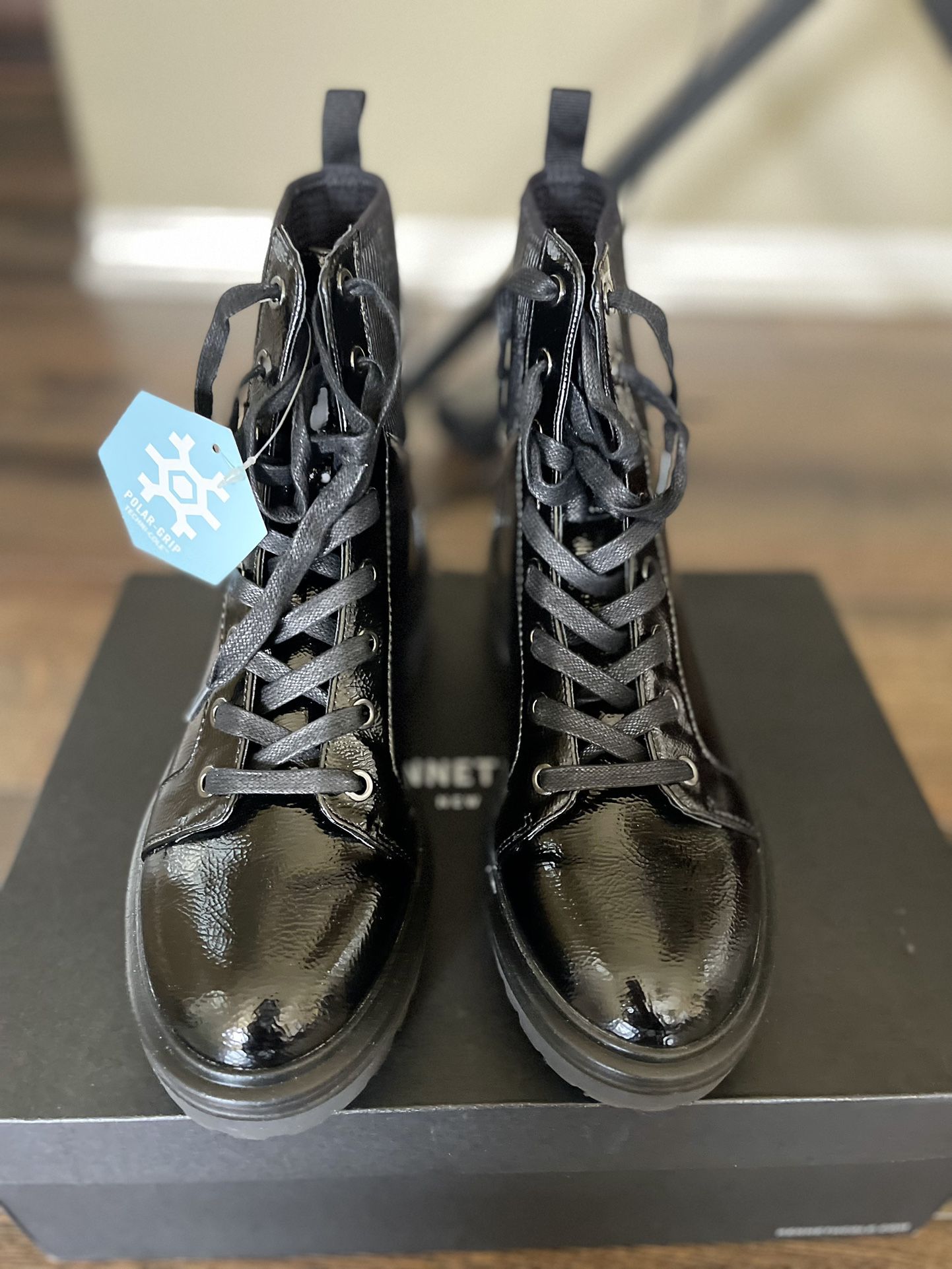 Kenneth Cole Black Boots 7.5 Size
