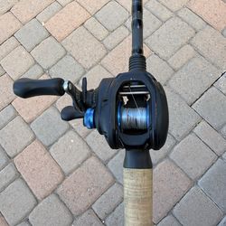 Shimano SLX XT A Baitcast reel + St. Croix BassX Rod Combo – Like New