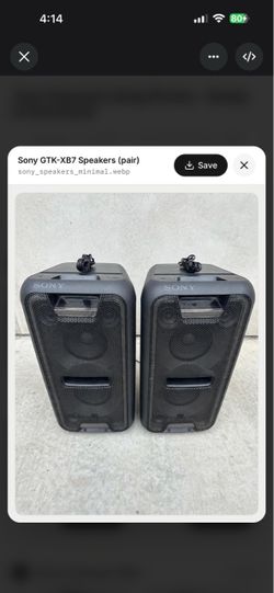 Sony GTK-XB7 Bluetooth Speakers – Pair