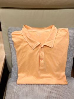 Old Navy XL Light Peach Polo Shirt