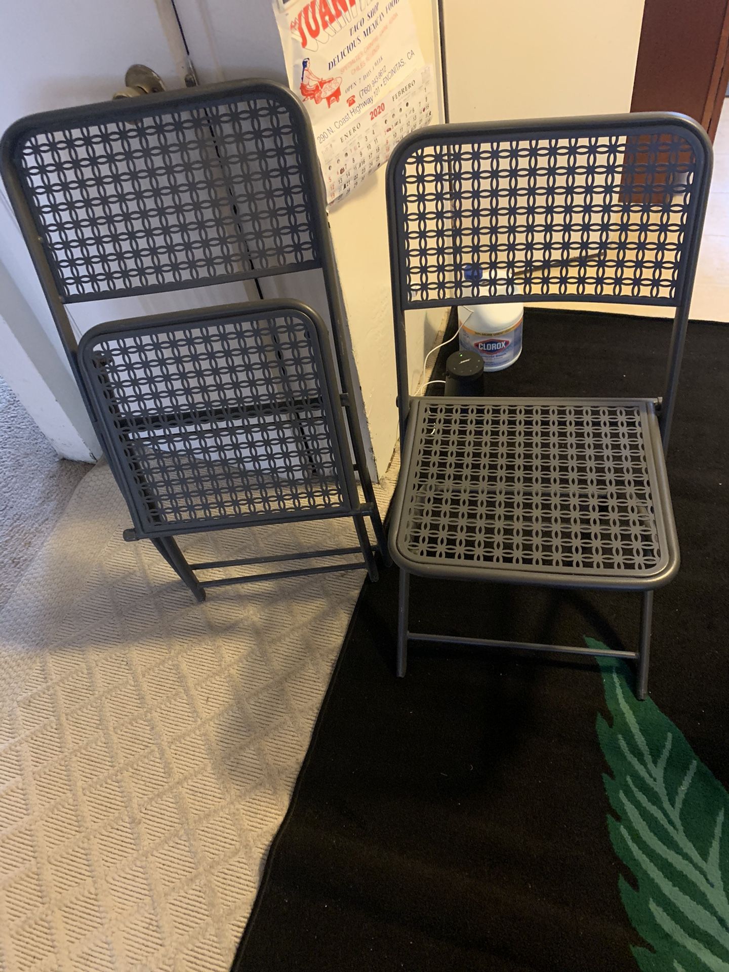 Folding chairs