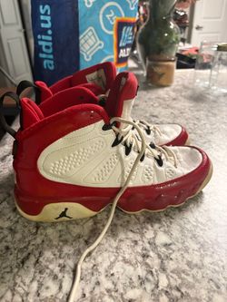 Air Jordan 9 Retro Red White Sneakers