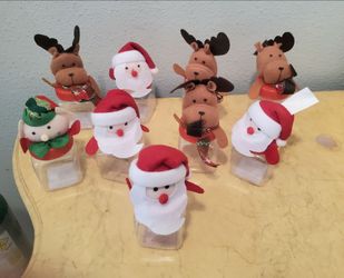 9 Christmas candy jars