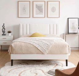 King Size Bed white