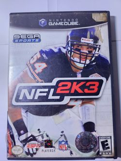 Nintendo Gamecube Nfl 2k3 Game