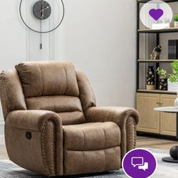 Chemika 40.9'' W Classic Super Soft Padding And Oversize Manual Recliner With Rivets

By Red Barrel Studio®

Upholstery Color : Nut Brown

Quantity : 