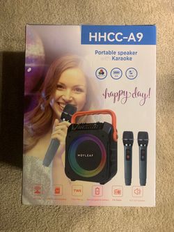 NEW portable speaker with Karaoke