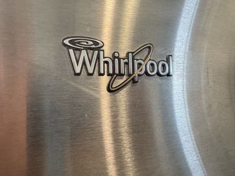Stainless steel fridge - Whirlpool - perfect for small kitchen / Apt / ADU - great condition!  