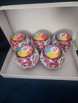 LOL SURPRISE BALLS LOT OF 5 CRAYOLA TOYS NEW