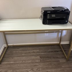 Desk & Printer