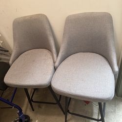 Grey counter stools