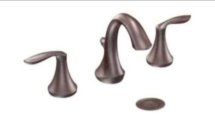 Moen Eva 8 in. Widespread 2-Handle High-Arc Bathroom Faucet in Oil Rubbed Bronze