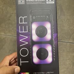 TWS True Wireless Stereo Speaker with Flame LED Lights