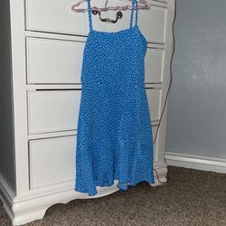 Blue dress