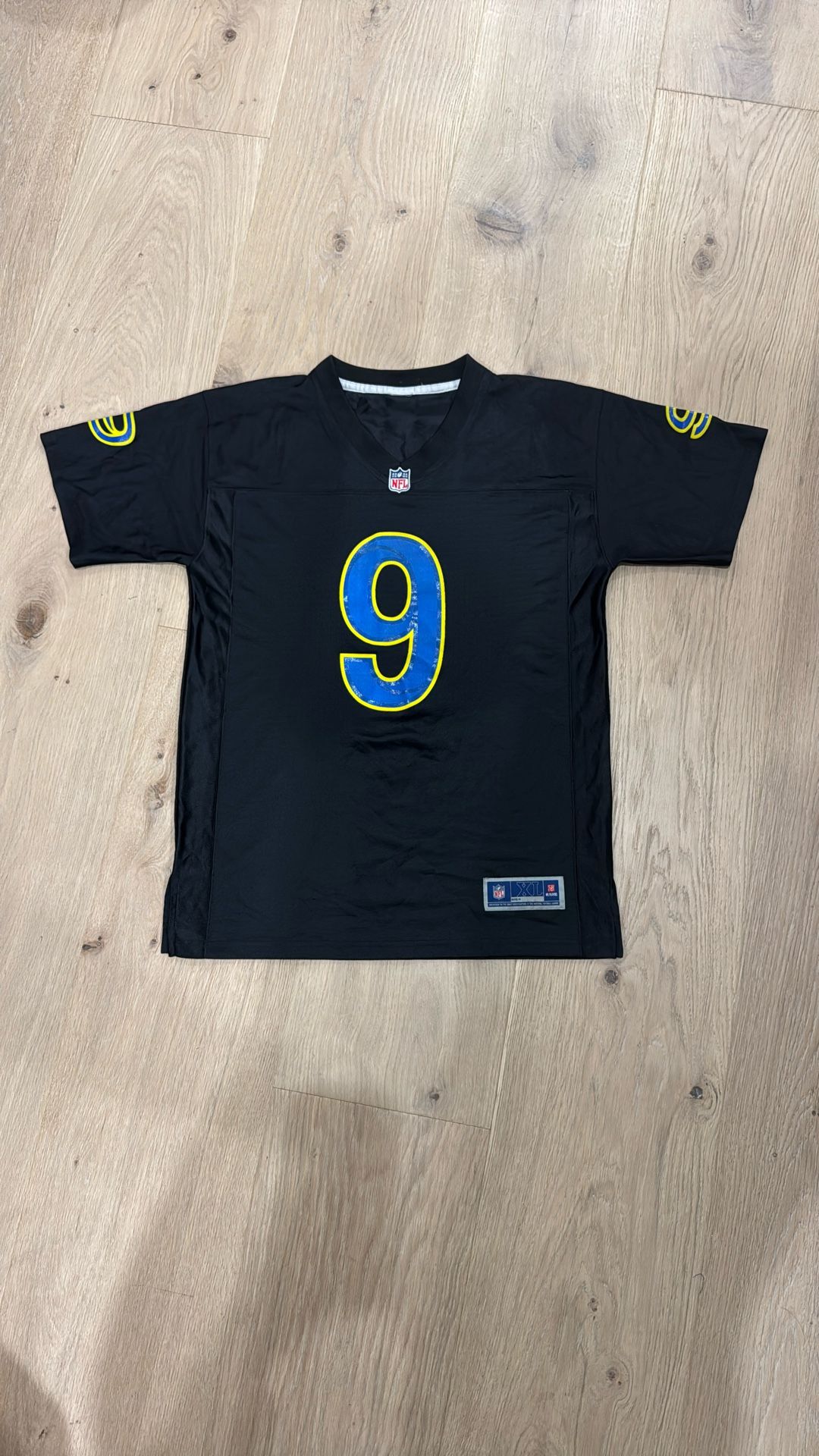 Youth Nike Matthew Stafford Black Los Angeles Rams Jersey #9 Youth XL