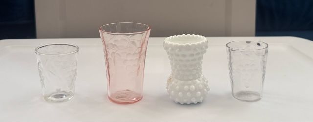 Vintage Glass and Milk Glass Lot of 4