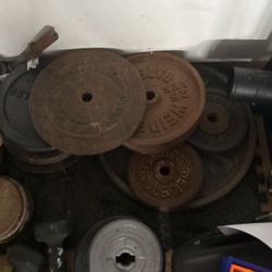 Weider Metal Weights  $0.75 Cents A Pound 