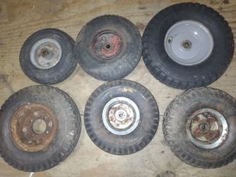 Wheels and tires for wagons ETC