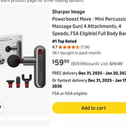 Massage Gun Power boost Mini Percurssion Massage Gun 