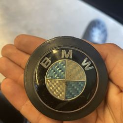 BMW carbon horn button