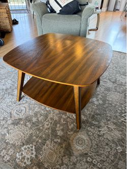 Walnut Coffee Table & End Table Set