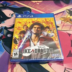 Yakuza Like A Dragon For The PS4 