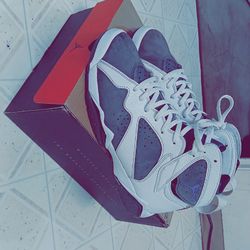 Jordan #7 Flint Grey/white