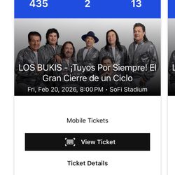 2 Los Bukis Tickets