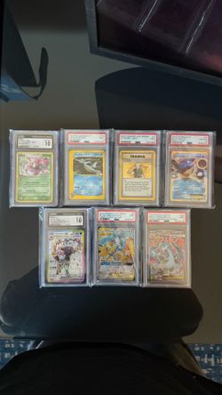 READ DESCRIPTION! Pokemon PSA & CGC Slabs Vintage & Modern. BUY THE LOT @ 87%.