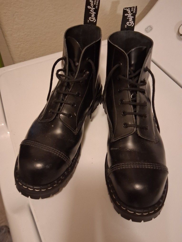 Grip fast Steel Toe Made In England Mens Boots