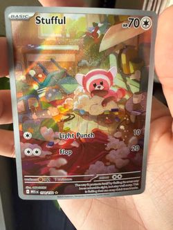 Stufful illustration rare from mega evolution