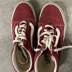 Maroon Vans 