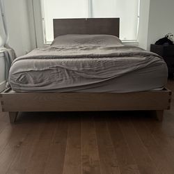 Avocado City Bed Frame Platform Bed With Headboard
