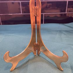 Vintage Solid Brass Display Easel 
