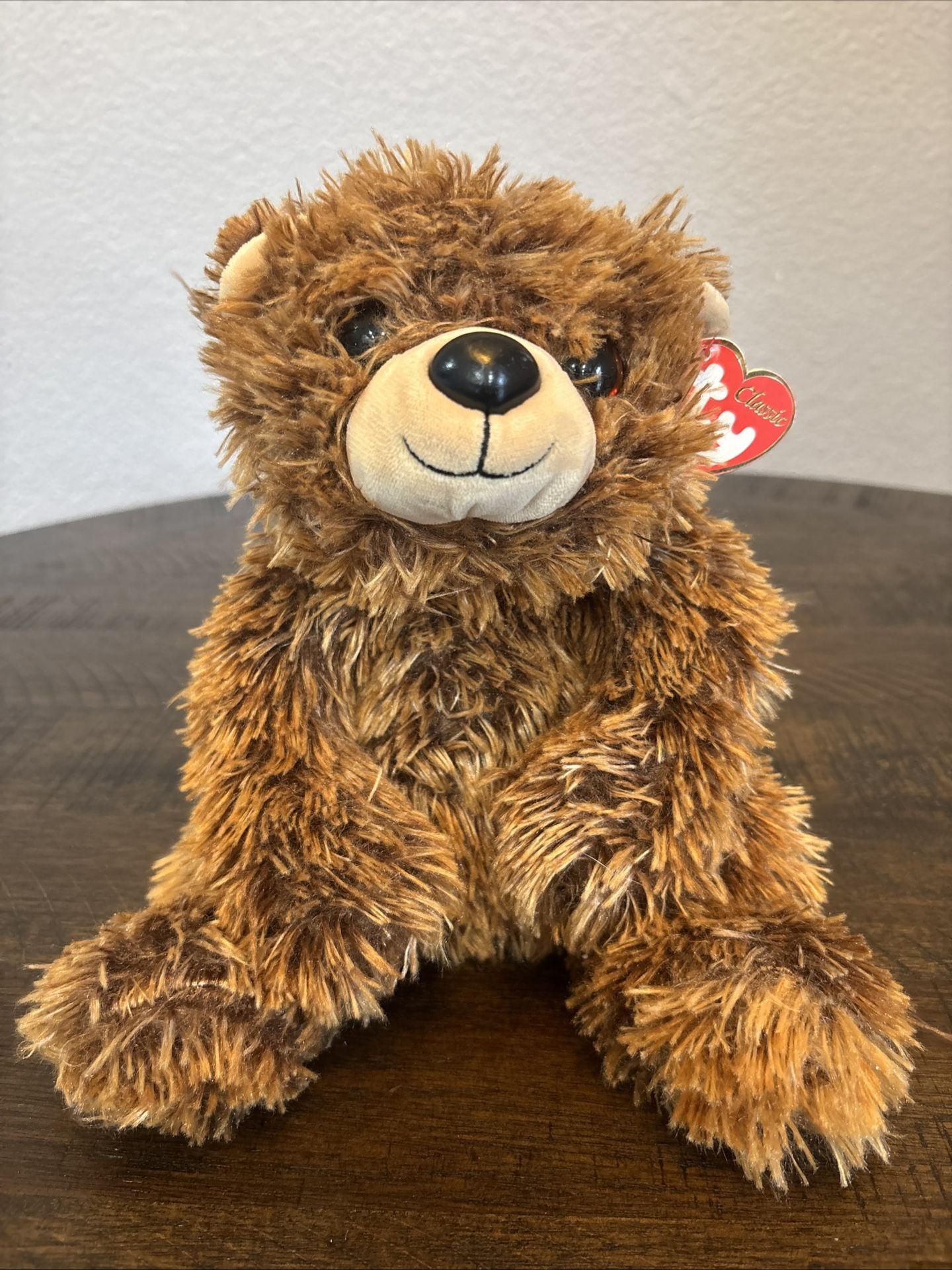 TY Classic Plush 15 Inch Montana Brown Bear New With Tags