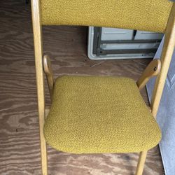 Antique Mid Century Folding Chairs